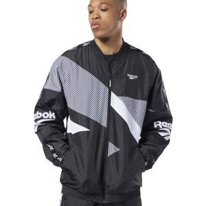 Kurtka Męskie Reebok Classic Vector Czarne PL 31ZGLNR